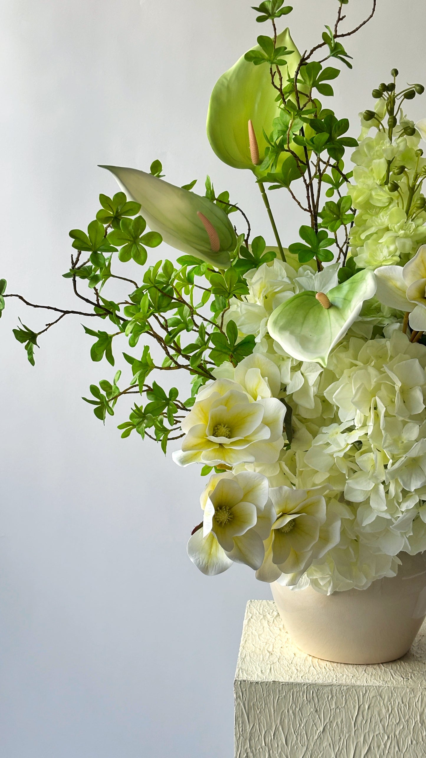 Subtle touch-flower arrangement