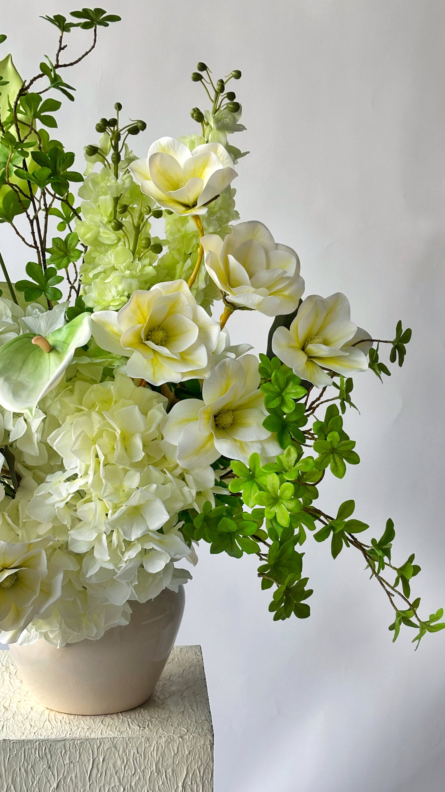 Subtle touch-flower arrangement