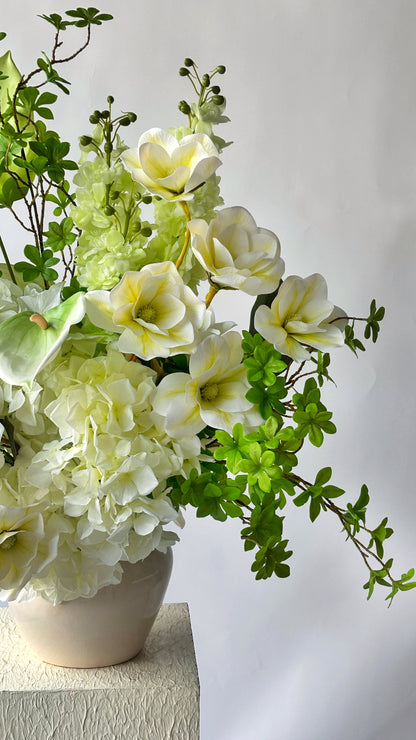 Subtle touch-flower arrangement