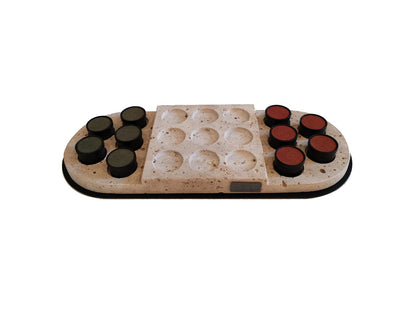 Travertine Tic Tac Toe
