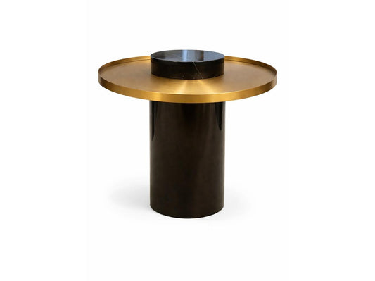 Circa Marble Side Table, Black