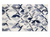 Hari Geometric Rug, Blue Grey (L)
