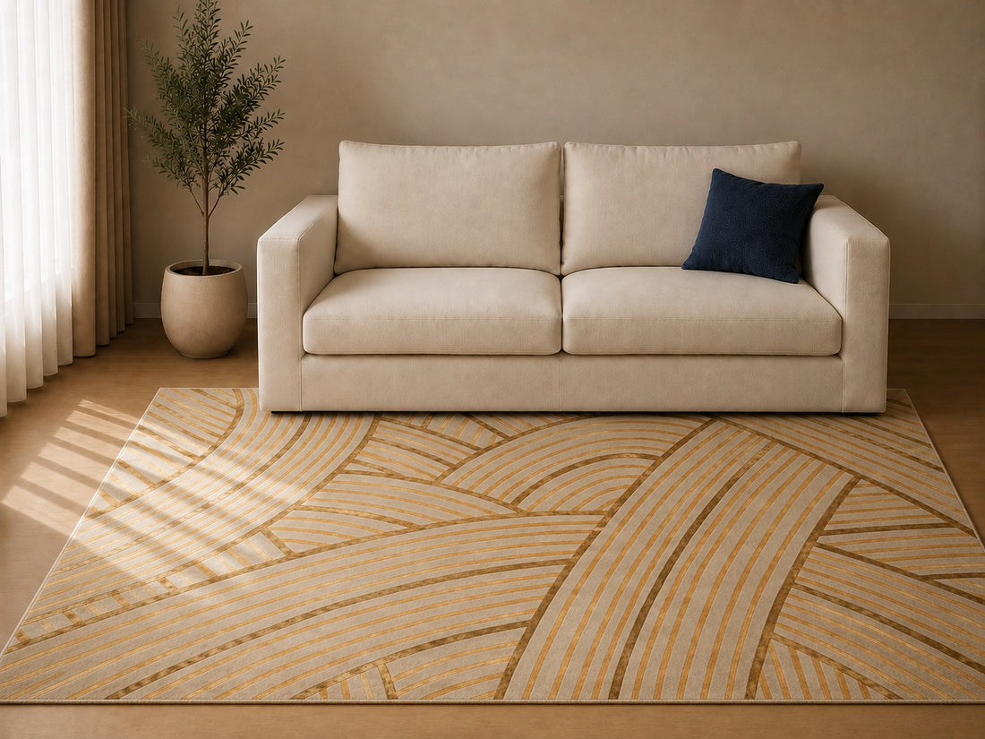 Ticino Curved Line Rug (L)