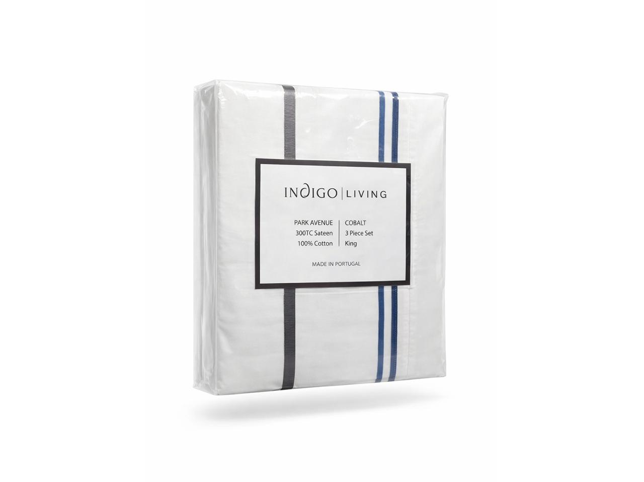 Park Avenue 3 Piece Bedding Set Cobalt