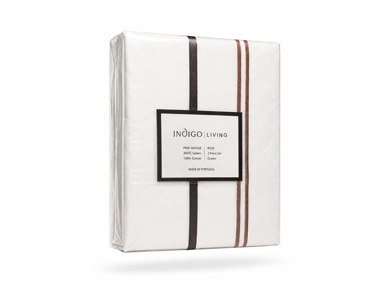 Park Avenue 3 Piece Bedding Set Rose