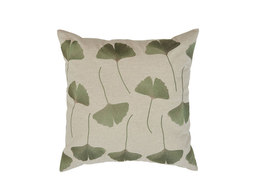 Ginko Cushion Cover, Green 50x50cm