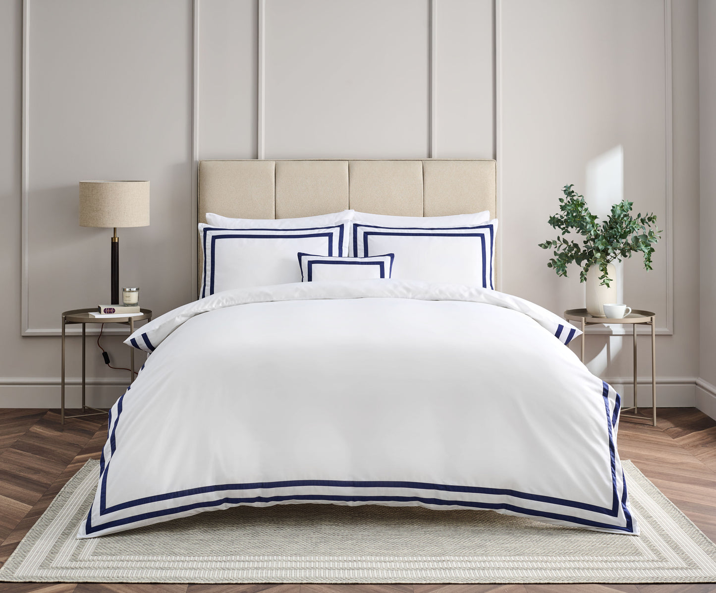 Malvern Double Duvet Set Navy