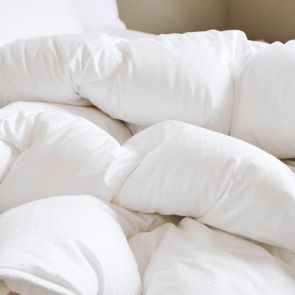 Satin Touch Anti Allergy 10.5 Tog Super King Quilt White