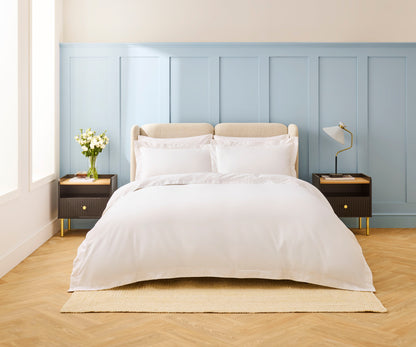 Nautical Super King Duvet Set White / White embroidery