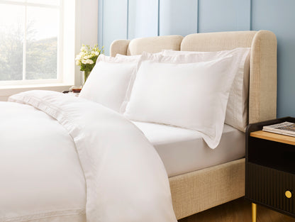 Nautical Super King Duvet Set White / White embroidery