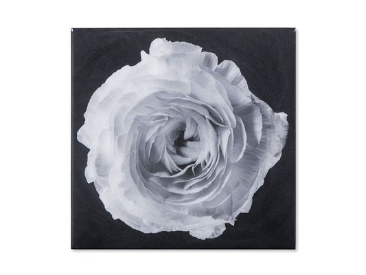 Black & White Flower, Epoxy B Wall Art