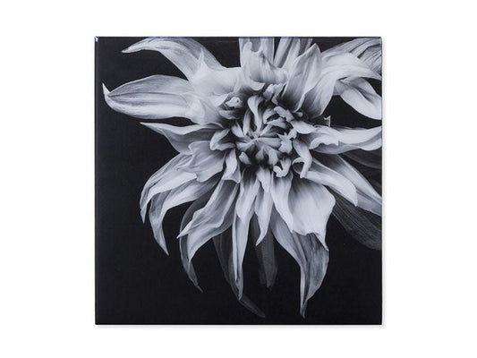 Black & White Flower, Epoxy F Wall Art