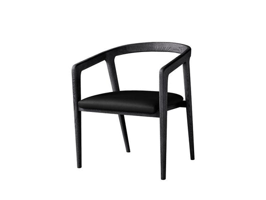Hampstead Dining Chair, Charcoal Oak